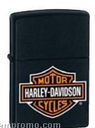Black Zippo Lighter W/ Harley Davidson Symbol