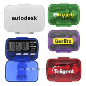 Classic Pedometer With Clock - 24 Hours