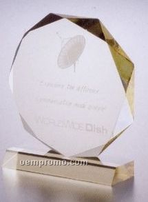 Executive Series Award W/ Base (6" Diameter)