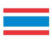 Flag Stock Temporary Tattoo - Thailand Flag (2"X1.5")