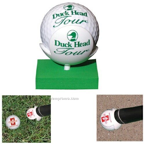 Golf Ball Retriever In Bag With Ball Marker