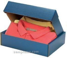 Blue Specialty Corrugated Packaging (9"X9"X4")