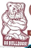 Bulldog Mascot On A Stick