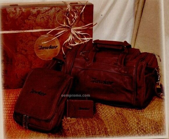 Gift Set W/ Arizona Mini Duffel Bag/ Hanging Travel Kit & Money Clip