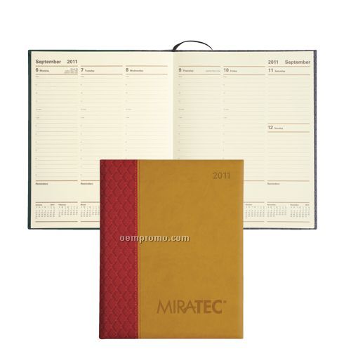 Letts Of London Duo-tone Large Desk Planner