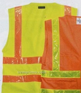 Ml Kishigo Prismatic Hydrowick-lite Multi-zipper Safety Vest
