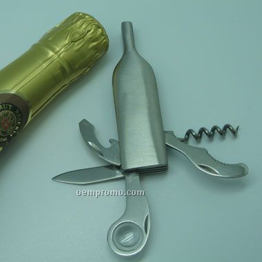 Multi Functional Stainless Corkscrew