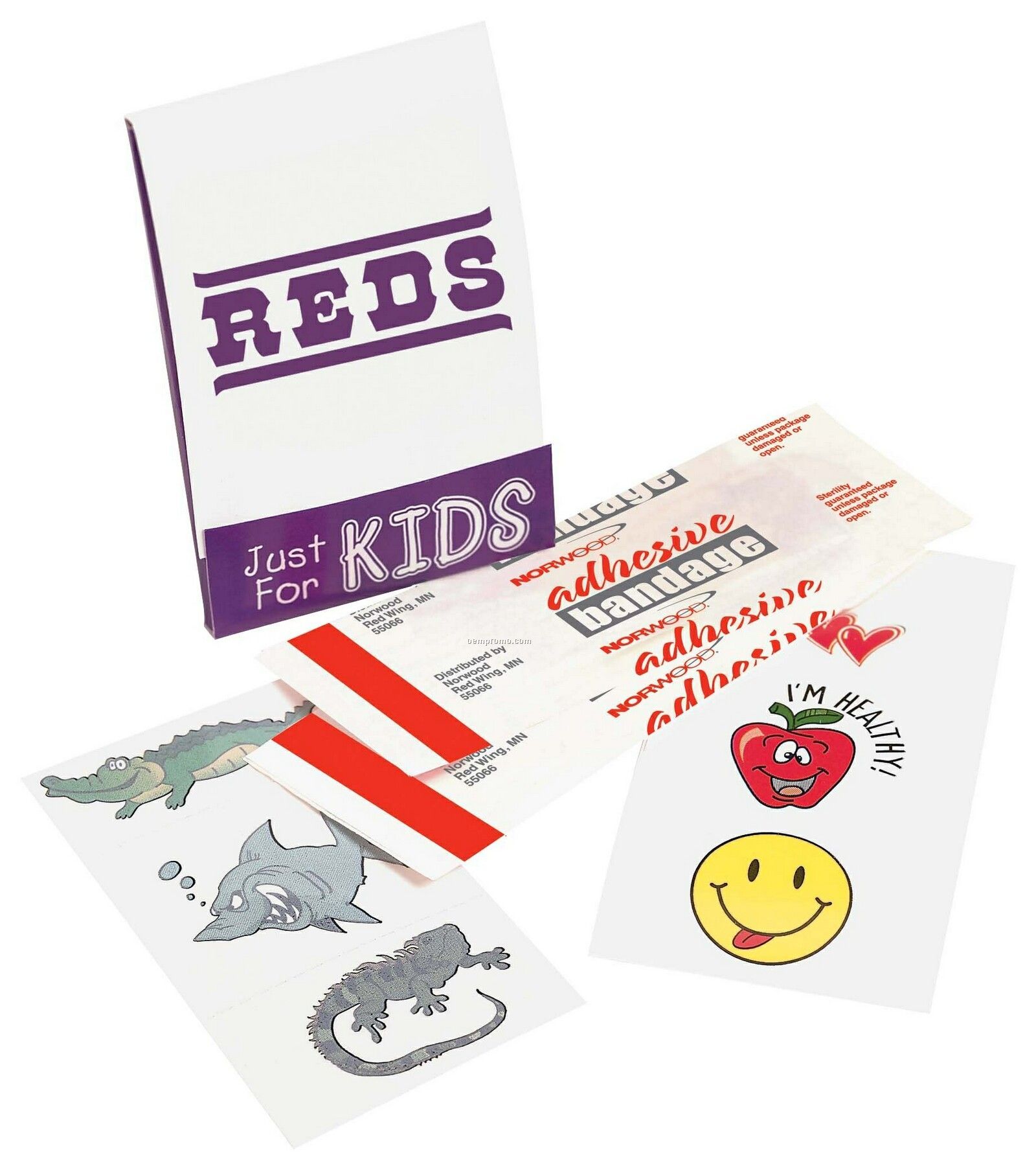 Pillowline Kid's Fun Pocket Pack First Aid Kit With Stickers