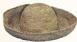 Seagrass Straw Hat W/ Roll Up Brim