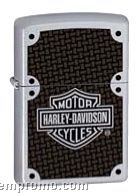 Black/ Silver Harley Davidson Symbol Zippo Lighter