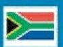 Flag Stock Temporary Tattoo - South Africa Flag (2"X1.5")
