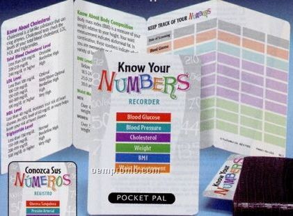 Know Your Numbers Tips And Recorder Pocket Pal (Spanish)