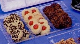 3-compartment Snack/ Dessert Tray (10"X14")