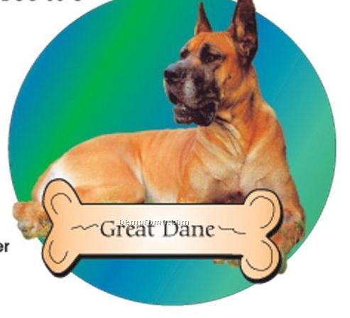 Great Dane Dog Acrylic Coaster W/ Felt Back