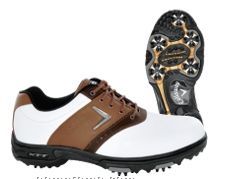Men's Callaway Xtt Lt Saddle Golf Shoe With Full Grain Leather Upper