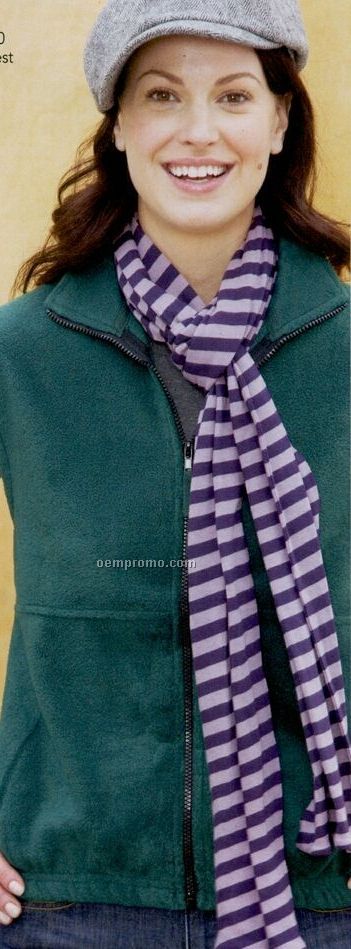 Sierra Pacific Adult Full-zip Fleece Vest W/ Convertible Collar
