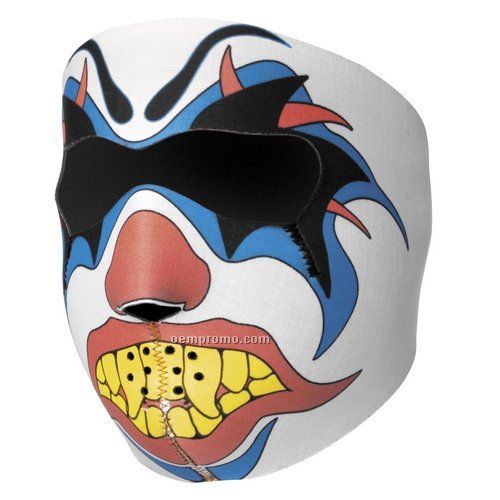 Clown Neoprene Mask, Neoprene Face Mask