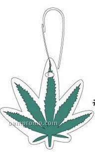Marijuana Leaf Zipper Pull