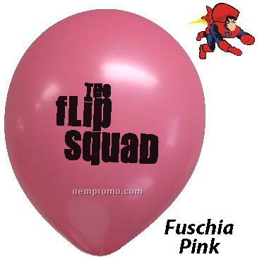 9" Fuschia Pink Latex Balloons