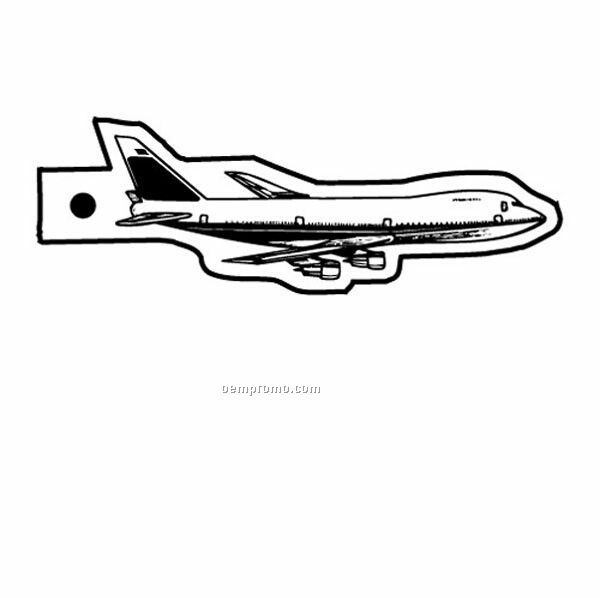 Stock Shape Collection 4 Engine Airplane Key Tag