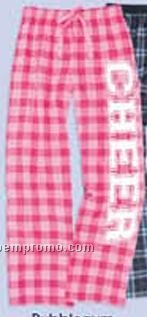 1 Color Printed Athletic Pride Flannel Pant W/ Covered Waistband