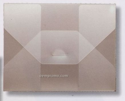 1907-clear Or Sheer Frosted Polypropylene Tuck Envelope (9"X7"X1/4")