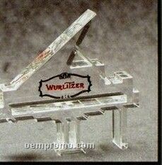 Acrylic Paperweight Up To 12 Square Inches / Piano