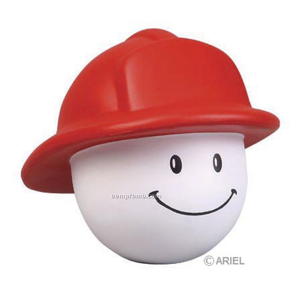 Fireman Mad Cap Squeeze Toy