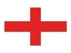 Flag Stock Temporary Tattoo - England Flag (2"X1.5")
