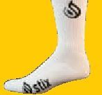 Custom-woven Bamboo Sport Sock - Crew