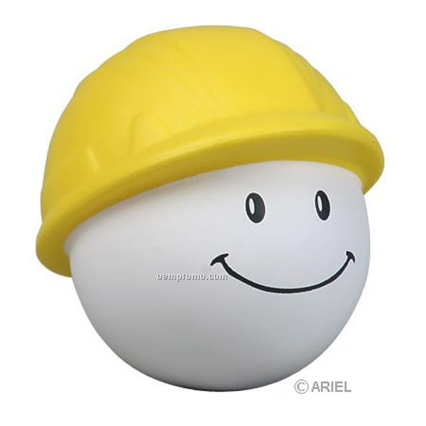 Hard Hat Mad Cap Squeeze Toy