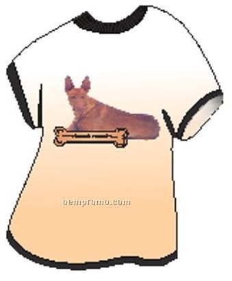 Pharaoh Hound Dog T Shirt Acrylic Coaster W/ Felt Back