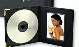 CD/DVD Holder W/ Silver Or Brass Corners