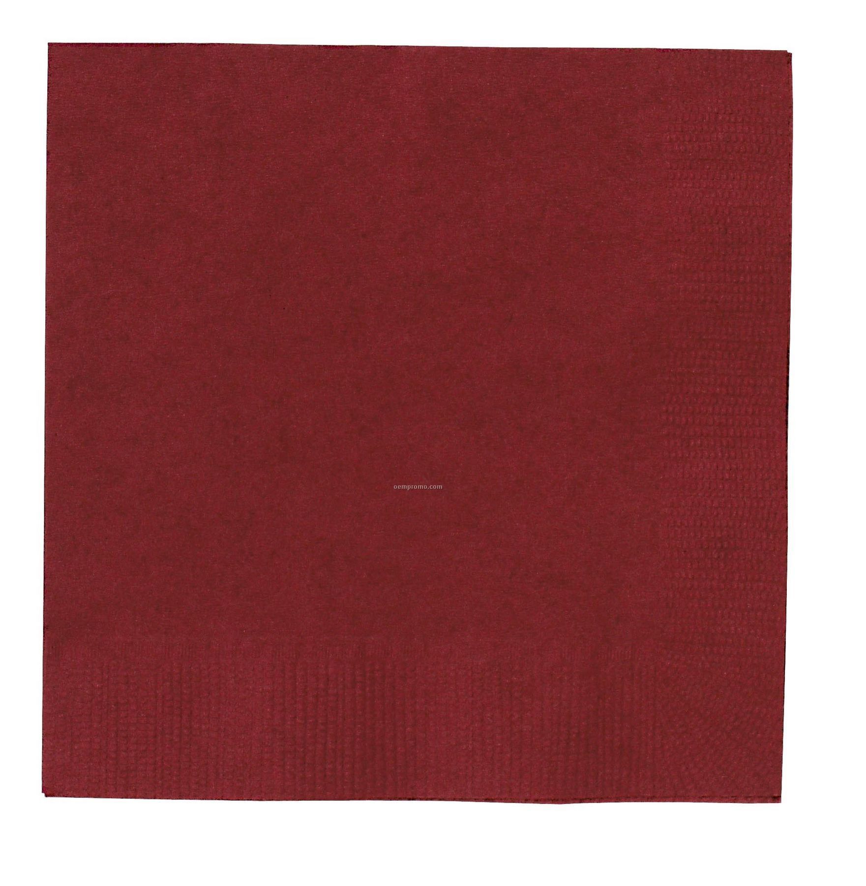 Colorware Burgundy Royale Red Dinner Napkins With 1/4 Fold