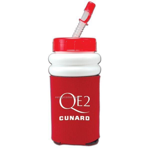 16 Oz. Foam Insulated Sport Bottle with Straw - Item #16SBI -   Custom Printed Promotional Products