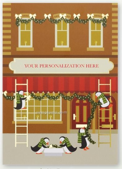 Looking Good Personalized Holiday Card W/ Front Imprint