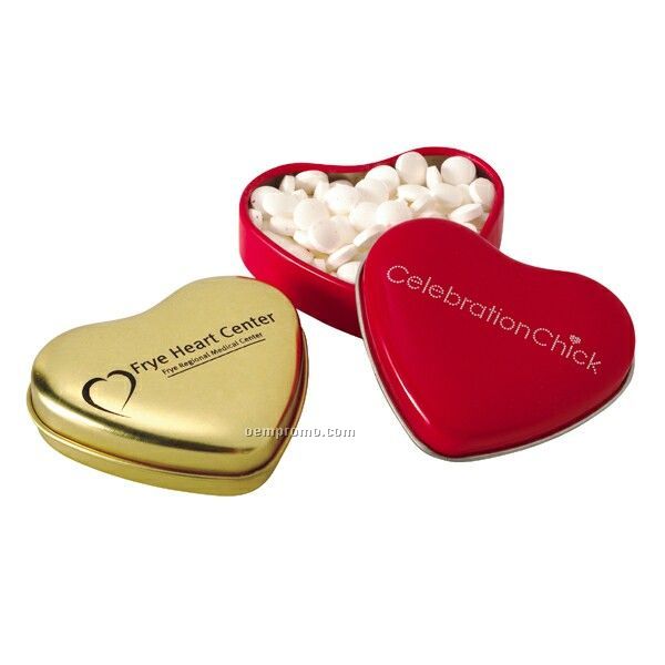 Sweet Heart Tin W/ Sugar-free Micromints