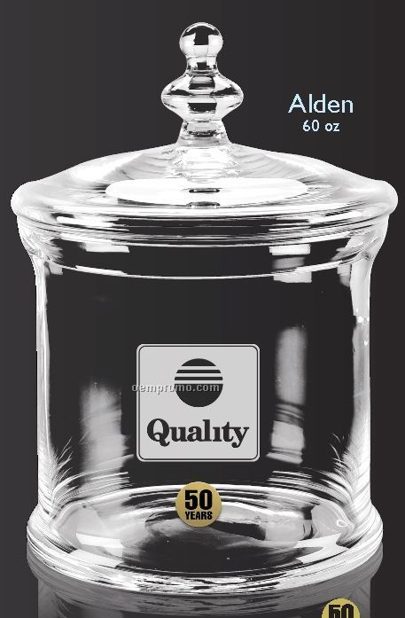 60 Oz. Alden Jar W/ Cover