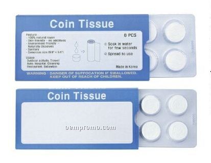 Coin Tissue Packets