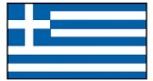 Greece Internationaux Display Flag - 32 Per String (60')