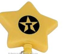 Star Shaped Retractable Badge Holder With 35" Cord
