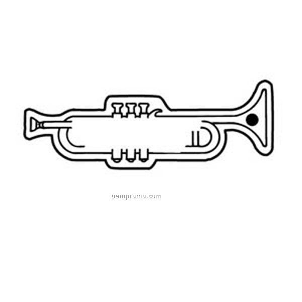 Stock Shape Collection Trumpet Key Tag