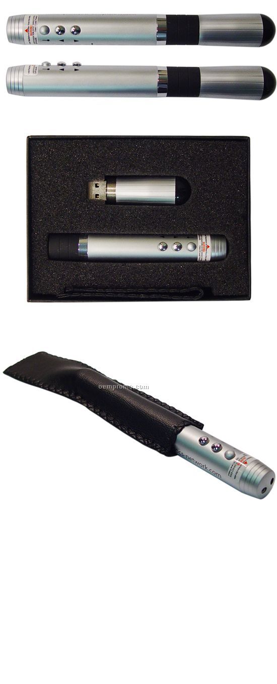 Wireless Presenter With Laser Pointer And Full Mouse Function
