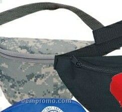 Camouflage 1-zipper Fanny Pack