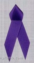 Teen Violence/ Alzheimer's Satin Awareness Ribbon - Purple