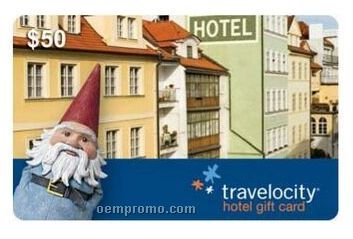 Travelocity $50 Hotel Gift Card Or Key Tag
