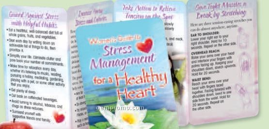 Women's Guide To Stress Management For A Healthy Heart Pocket Pal