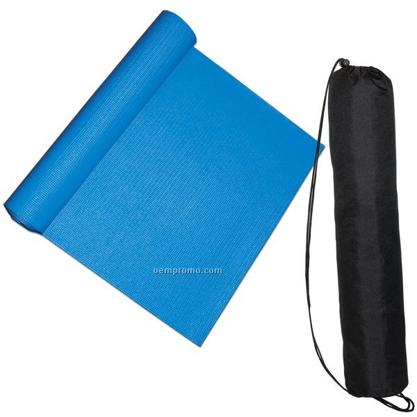 Yoga Mat W/ Carry Bag (24"X66") (Blank)