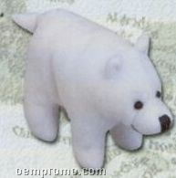 3" Polar Bear Weebeans Bean Bag Animal