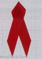 Aids Satin Awareness Ribbon - Red